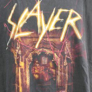 Vintage 2001 SLAYER God Hates Us All Tour T Shirt XL With Basic Wear Tag